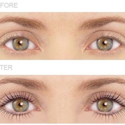 Salon Vici - Eyelash tinting. Using non toxic dye that stains your own natural lashes for up to 45 days. Ask about eyebrow tinting. $16