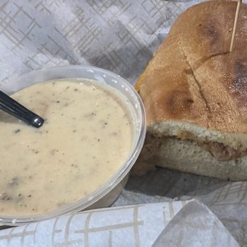 The Gateway Cafe & Grill - Half tuna melt and one of the soups of the day which was a sausage and pasta - Cafes Near Me - Tonawanda, New York The Gateway Cafe & Grill - Half tuna melt and one of the soups of the day which was a sausage and pasta - Cafes Near Me - Tonawanda, New York