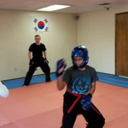 Parkside Self Defense - Sparring session at Parkside Self Defense