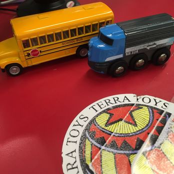 Terra Toys - Bus and train! - Toy Stores Near Me - Austin, Texas Terra Toys - Bus and train! - Toy Stores Near Me - Austin, Texas