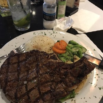the Eldo - Ribeye prepared well with bone in; past visit - Sports Bars Near Me - Long Beach, California