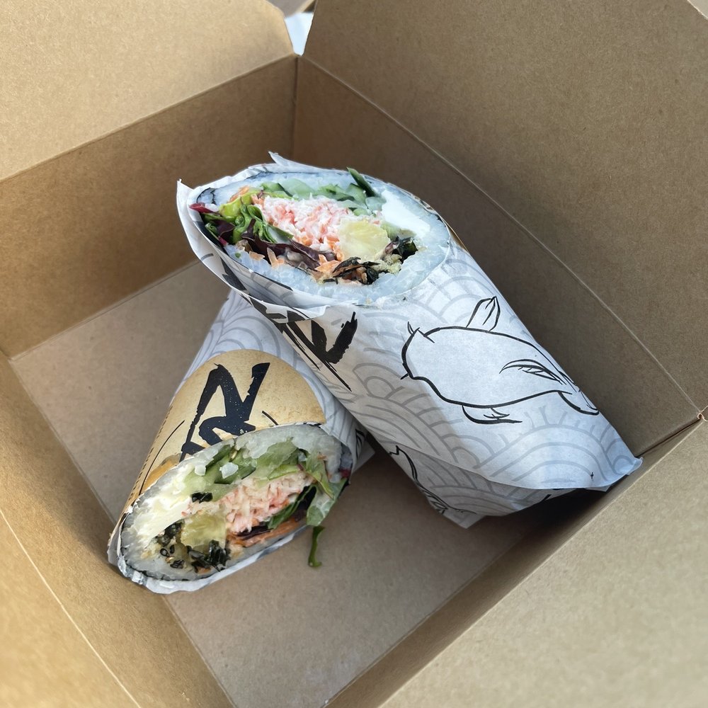 Custom sushi burrito Custom sushi burrito