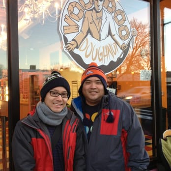 Voodoo Doughnut - Let us in! We are freezing our nips off! And we want our doughnuts! - Donuts Near Me - Denver, Colorado