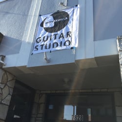 Montavilla Guitar Studio - New sign about to be painted!