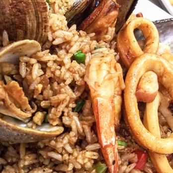 La Perla - Chaufa Mariscos up close - Latin American Near Me - Miami, Florida