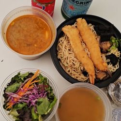 Hudson Sushi - Pork Ramen soup with added shrimp tempura