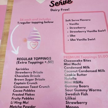 Kawaii Ice Wave - Menu 3 - Shaved Ice Near Me - Mililani, Hawaii