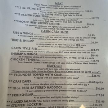 Jimmy Joy's Log Cabin Inn - Menu - American Near Me - Hancock, Maryland Jimmy Joy's Log Cabin Inn - Menu - American Near Me - Hancock, Maryland