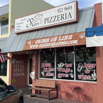 Rico's Pizzeria  - Outside - Pizza Near Me - Sarasota, Florida
