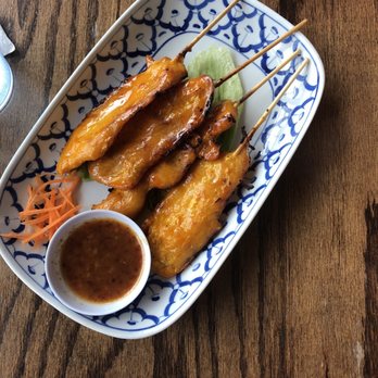 Sweet Basil Thai Bistro - Chicken satay - Thai Near Me - Denton, Texas