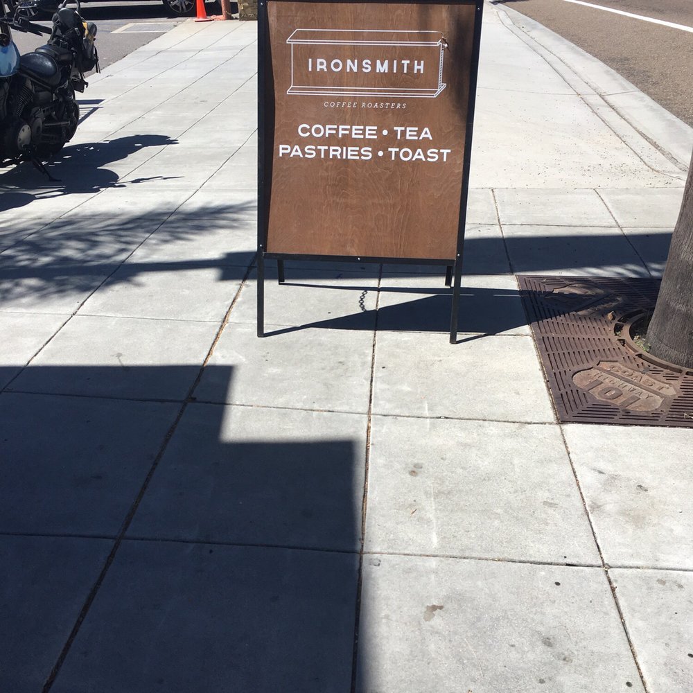 Ironsmith Coffee Roasters - Sign outside - Coffee Roasteries Near Me - Encinitas, California Ironsmith Coffee Roasters - Sign outside - Coffee Roasteries Near Me - Encinitas, California