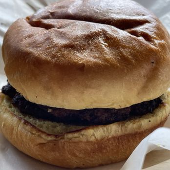 Burger & Bowl - Double burger plain on potato bun. - Coffee & Tea Near Me - Bowling Green, Kentucky