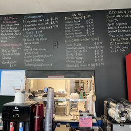 Wall menu Wall menu