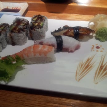 Sushi Yokohama - Eel cucumber roll, sweet shrimp sushi, tako (octopus), and unagi (eel). - Sushi Bars Near Me - Somerville, New Jersey