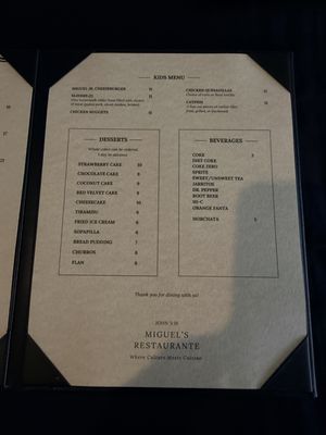 Menu photo 4 Miguel's Restaurante Ridgeland, MS Menu photo 4 Miguel's Restaurante Ridgeland, MS