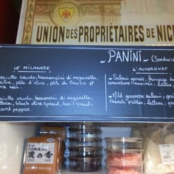 Epicerie Européenne - Menu Panini.