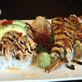 Master Chef - Left: Toronto Roll  Right: Lion King - Sushi Bars Near Me - South Hadley, Massachusetts