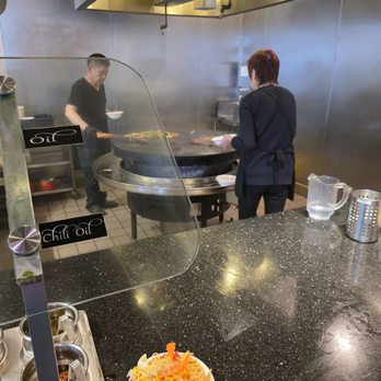 Rc Mongolian BBQ Buffet - Waiting for my bowl to be cooked - Buffets Near Me - Rancho Cucamonga, California
