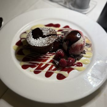 Roy's at Pebble Beach - Chocolate lava cake (you have to order this about 30 mins ahead, just an FYI!) - Asian Fusion Near Me - Pebble Beach, California Roy's at Pebble Beach - Chocolate lava cake (you have to order this about 30 mins ahead, just an FYI!) - Asian Fusion Near Me - Pebble Beach, California