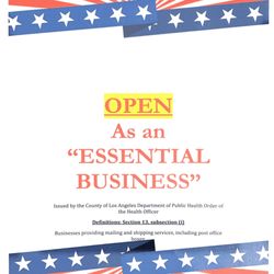 Post Pack & Ship - As an "essential business" we're open and ready to serve.