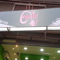 Yogurtería Candy - El cartel.