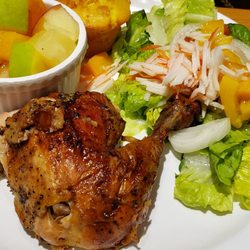 Kenny Rogers Roasters - Healthy choice plate with mango salad