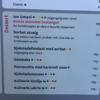 Menu photo 3 Sumo Restaurant Oslo, 03 Menu photo 3 Sumo Restaurant Oslo, 03