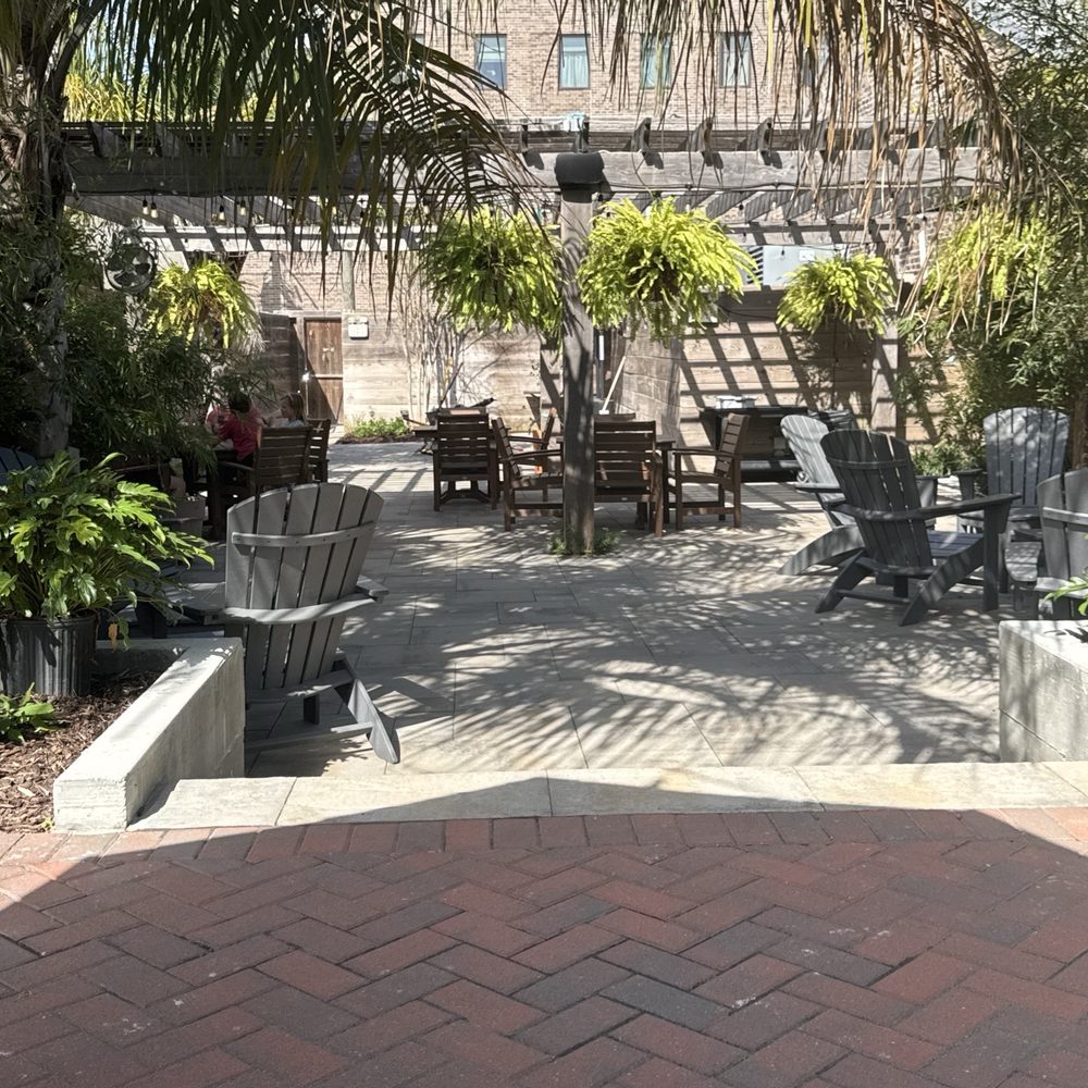 Backyard patio