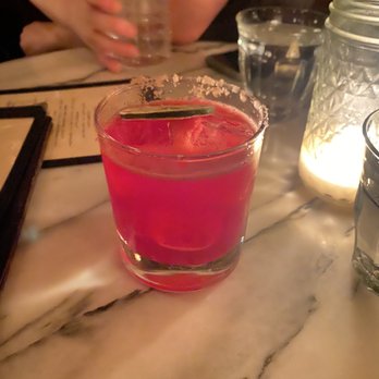 Goods & Provisions - Post ROM drinks. Hibiscus mezcal margarita. - Bars Near Me - Toronto, Ontario Goods & Provisions - Post ROM drinks. Hibiscus mezcal margarita. - Bars Near Me - Toronto, Ontario