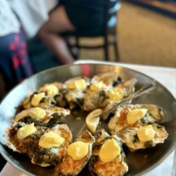 The Grand Marlin - Their famous baked oyster Rockefeller