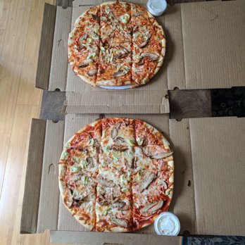Frato's Culinary Kitchen - Two buffalo pizzas - Burgers Near Me - Schaumburg, Illinois Frato's Culinary Kitchen - Two buffalo pizzas - Burgers Near Me - Schaumburg, Illinois