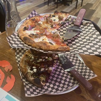 Hey Neighbor! Pizza- Friendly - Brooklyn (top) and Sprouts and Snouts (bottom) - Pizza Near Me - Eugene, Oregon
