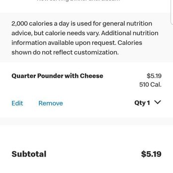 McDonald's - Price of Quarter Pounder- Rt 17 Mahwah, NJ - Fast Food Near Me - Paramus, New Jersey