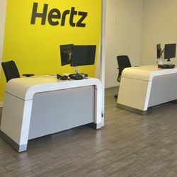 Hertz Rent A Car - Empty desks