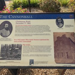 The Cannonball Marker - The Cannonball, Elizabethtown