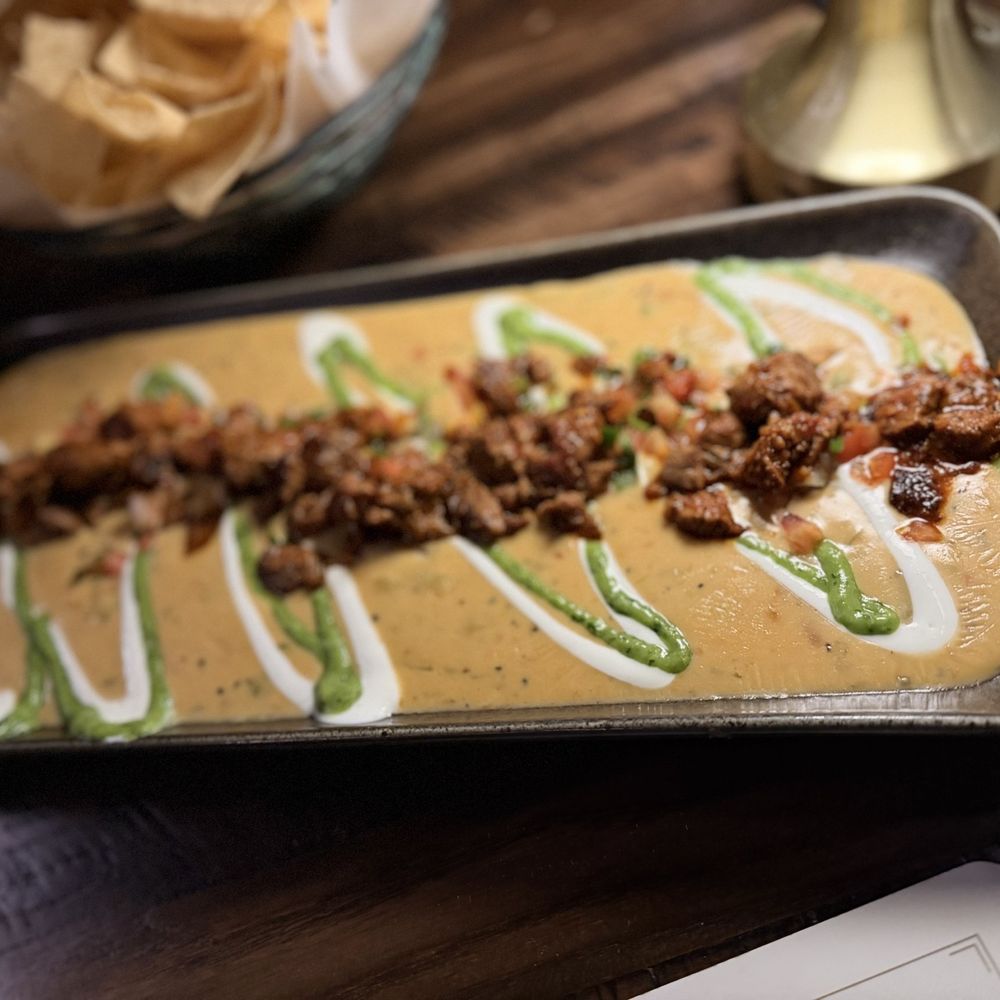 Cactus Canyon - Queso with filet topping - Tex-Mex Near Me - Argyle, Texas