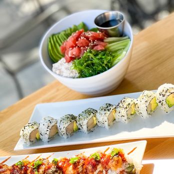 Roll Call - Tuna Poke Bowl + Yellowtail Avocado roll + The Ktown roll Ig @jacklyn_huynh - Sushi Bars Near Me - Los Angeles, California Roll Call - Tuna Poke Bowl + Yellowtail Avocado roll + The Ktown roll Ig @jacklyn_huynh - Sushi Bars Near Me - Los Angeles, California