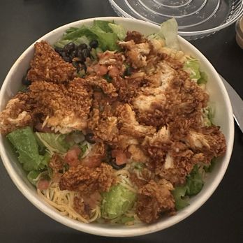 The Red Chickz - Southwestern Salad, with tender @ Blaze level spice - Chicken Shop Near Me - Carlsbad, California