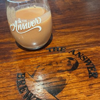 The Answer Brewpub - A Little Iniquity Mead Cider from NH - Vietnamese Near Me - Richmond, Virginia