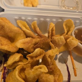 A Taste of Thai - Over fried crab rangoons. The filling was way way over cooked. I mean look at these. Would you eat these? - Thai Near Me - Conway, New Hampshire A Taste of Thai - Over fried crab rangoons. The filling was way way over cooked. I mean look at these. Would you eat these? - Thai Near Me - Conway, New Hampshire
