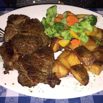 L'Incontro - Ribeye with crispy potatoes and veggies. - Pizza Near Me - Miami, Florida
