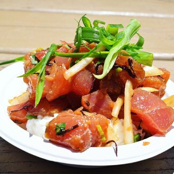 Wake Up Delicious - Ridiculously tasty Wasabi Ahi Poke - Hawaiian Near Me - Hanalei, Hawaii