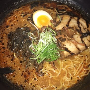 Daruma - Spicy Black Mayu tonkotsu ramen Level 4 - Ramen Near Me - Mesa, Arizona Daruma - Spicy Black Mayu tonkotsu ramen Level 4 - Ramen Near Me - Mesa, Arizona