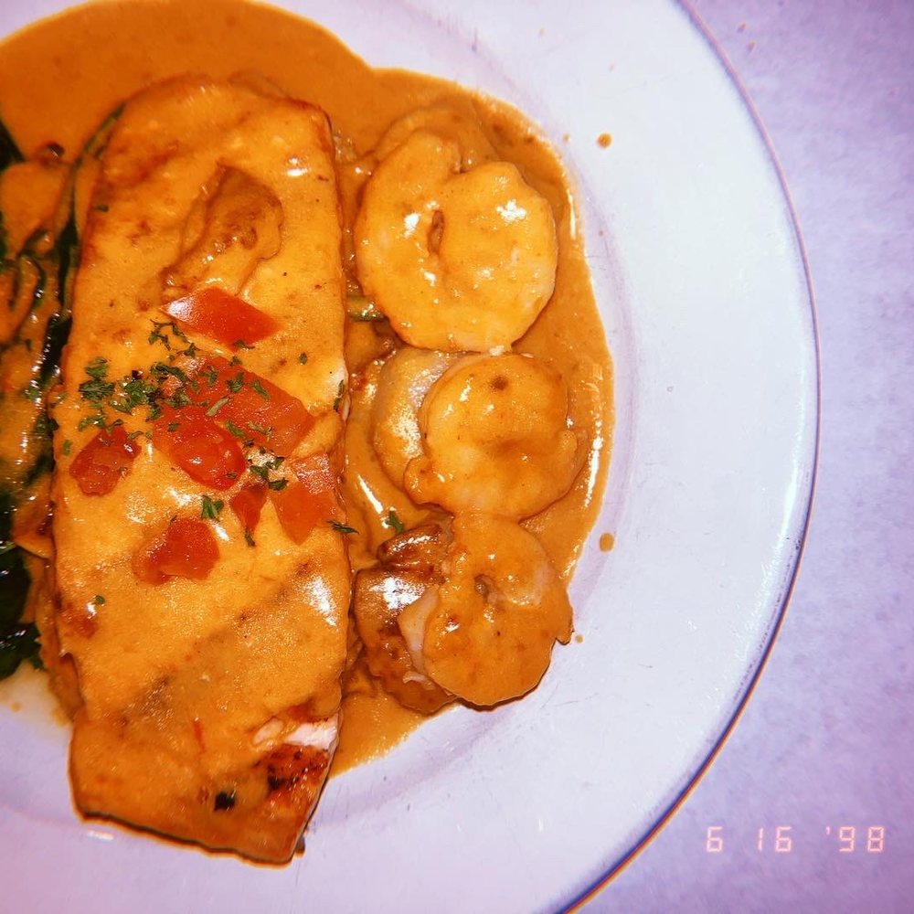 Madison's - Salmon shrimp & Fried Grits - Seafood Near Me - Port Royal, South Carolina Madison's - Salmon shrimp & Fried Grits - Seafood Near Me - Port Royal, South Carolina