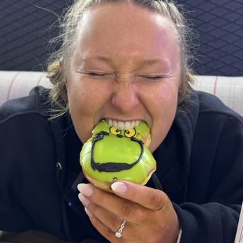 Krispy Kreme - Grinch donut! - Donuts Near Me - Las Vegas, Nevada