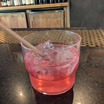 Father Forgive Me - Gin and tonic with strawberry lemonade - Cocktail Bars Near Me - Detroit, Michigan