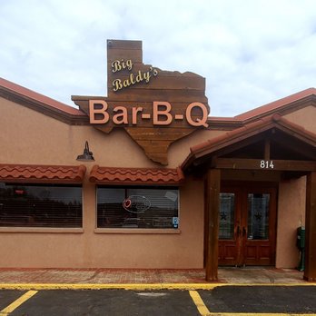Big Baldy's Bac-Woods Bar-B-Q - shows entrance - Barbeque Near Me - Monett, Missouri Big Baldy's Bac-Woods Bar-B-Q - shows entrance - Barbeque Near Me - Monett, Missouri