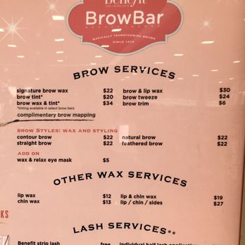 Ulta Beauty - Benefit Brow bar pricing - Cosmetics & Beauty Supply Near Me - Valley Stream, New York