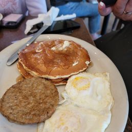Eggs & pancake plate Eggs & pancake plate