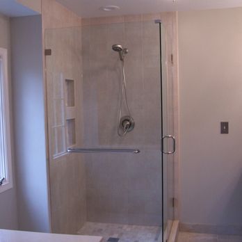 R&A Top Remodeling - Expanded shower 6" in width and depth along with niches and glass enclosure. - General Contractors Near Me R&A Top Remodeling - Expanded shower 6" in width and depth along with niches and glass enclosure. - General Contractors Near Me